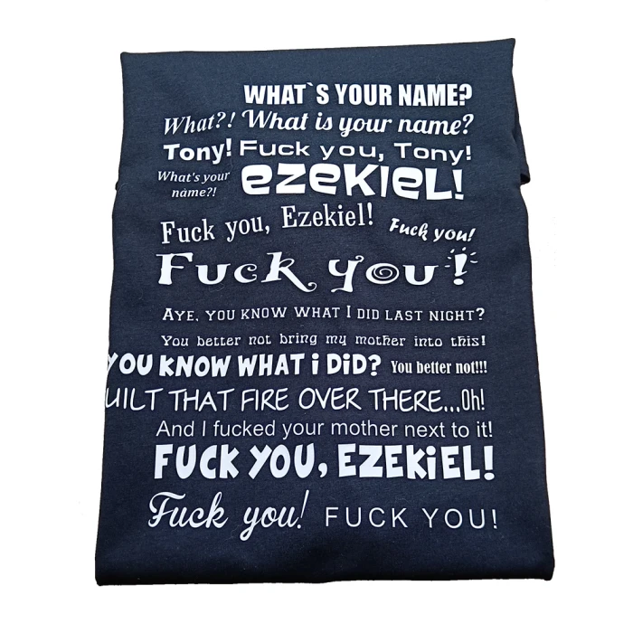 Футболка fuck you tony & ezekiel
