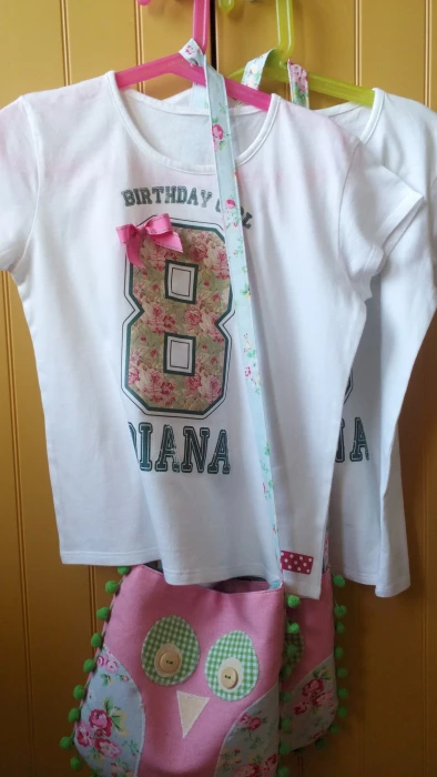 Футболка для девочки birthday girl