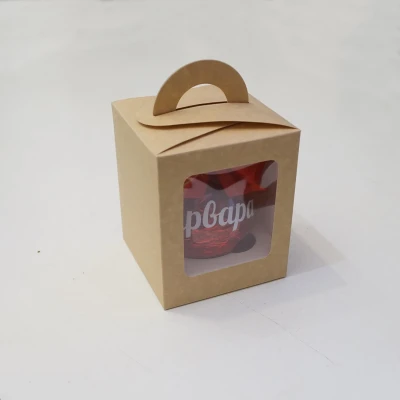 Коробка для шара 8-10 см с окном