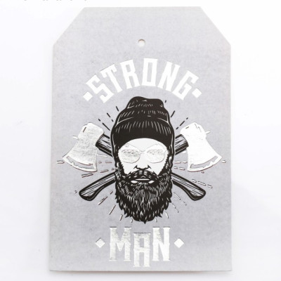 Открытка 'strong man'