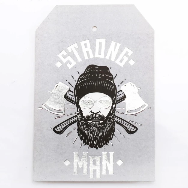 Открытка 'strong man'